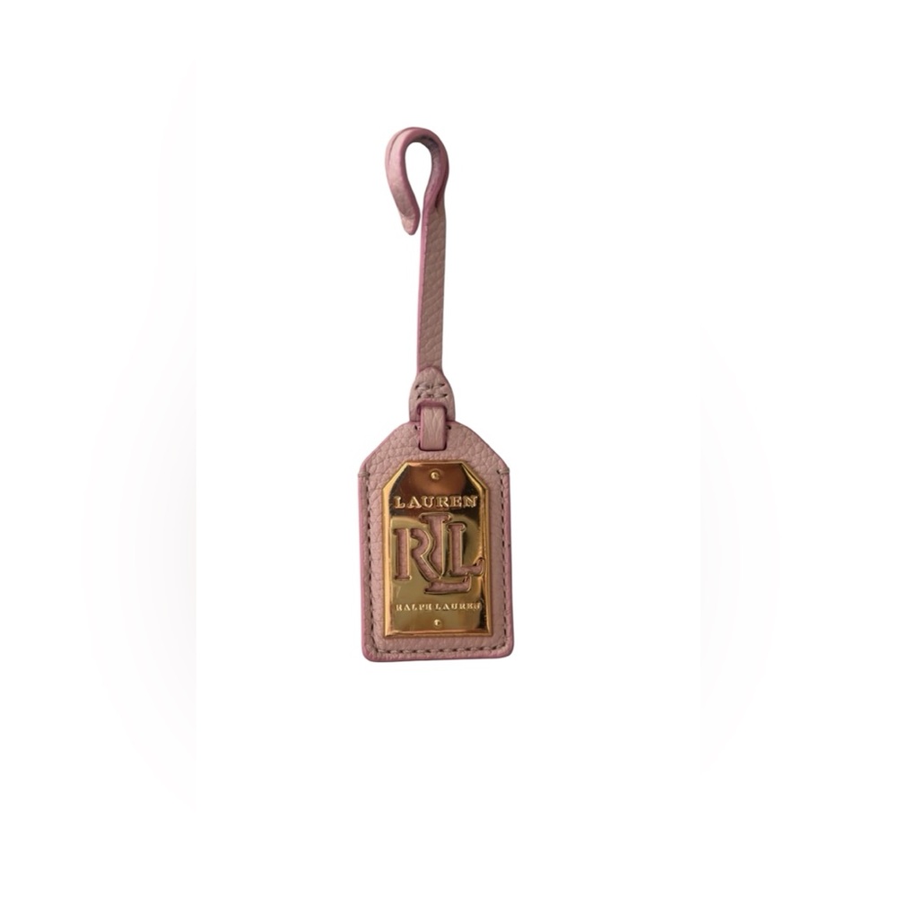 Ralph Lauren Blush Pink & Gold Bag Tag